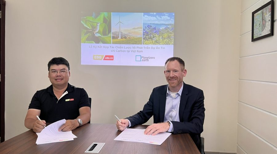 Hợp tác chiến lược về phát triển dự án tín chỉ carbon giữa ESG Education & Business và Planetzero