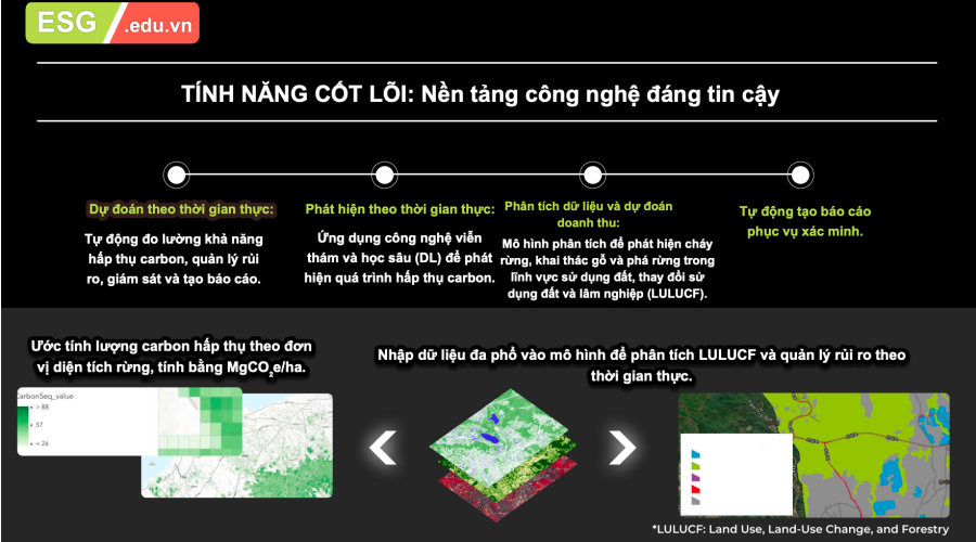 Công Nghệ MRV Bằng Vệ Tinh Cho Các Dự Án Tín Chỉ Carbon Rừng