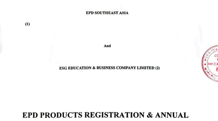 ESG Education & Business và EPD Southeast Asia hợp lực – thiết lập chuẩn mực mới cho LCA & EPD tại Đông Nam Á