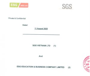 ESG Education & Business hợp tác chiến lược với SGS Vietnam về tư vấn và xác minh công trình xanh (EDGE, WELL, LEED IAQ)